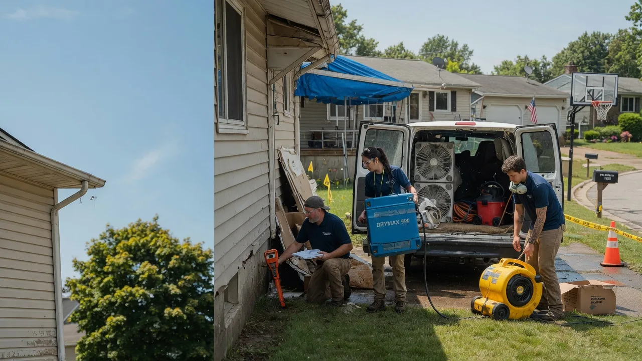 Ceiling Leak Cleanup in Penfield, PA near me